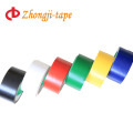 Single color adhesive warning pvc tape